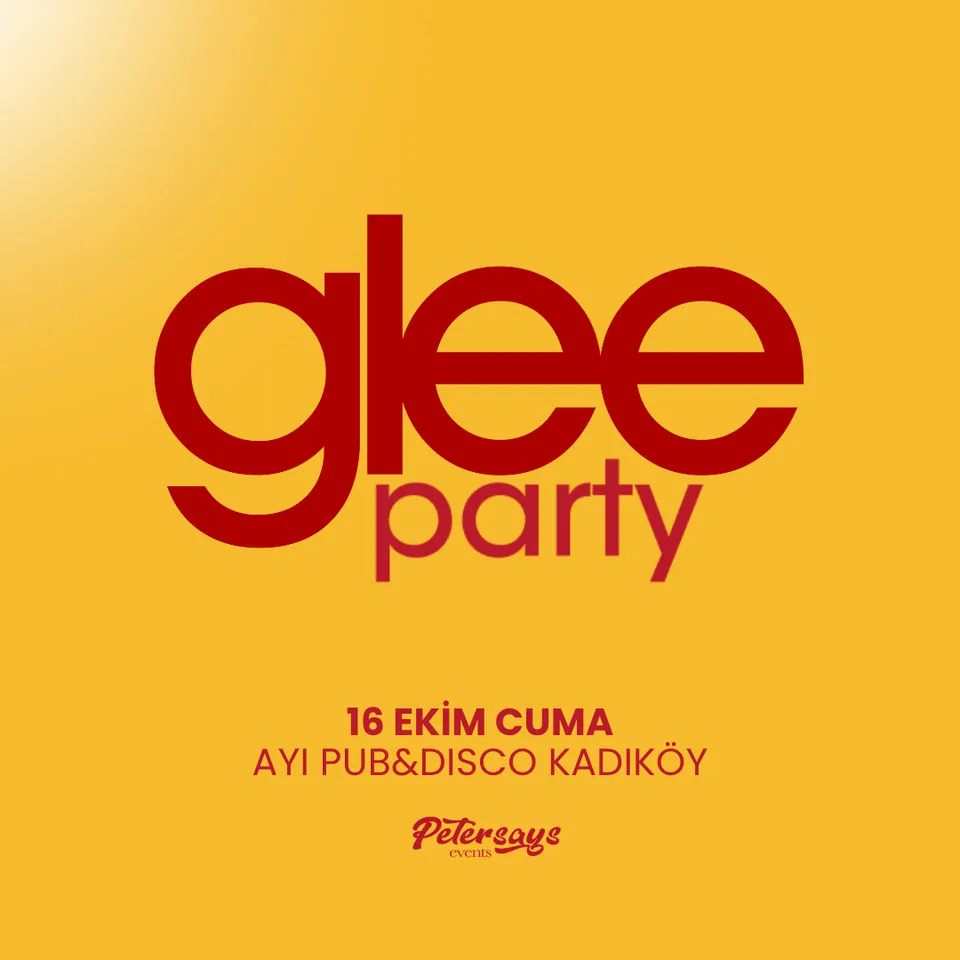 Glee Party card