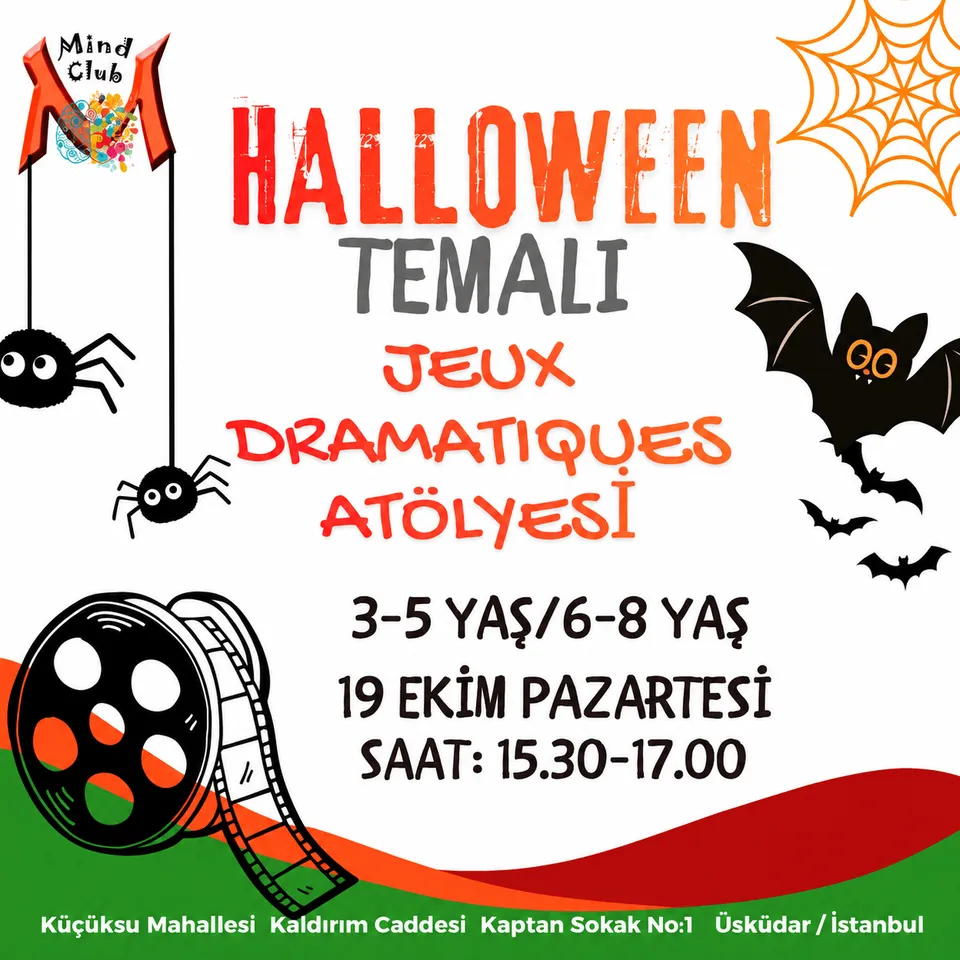 Halloween Temalı Jeux Dramatiques Atölyesi card