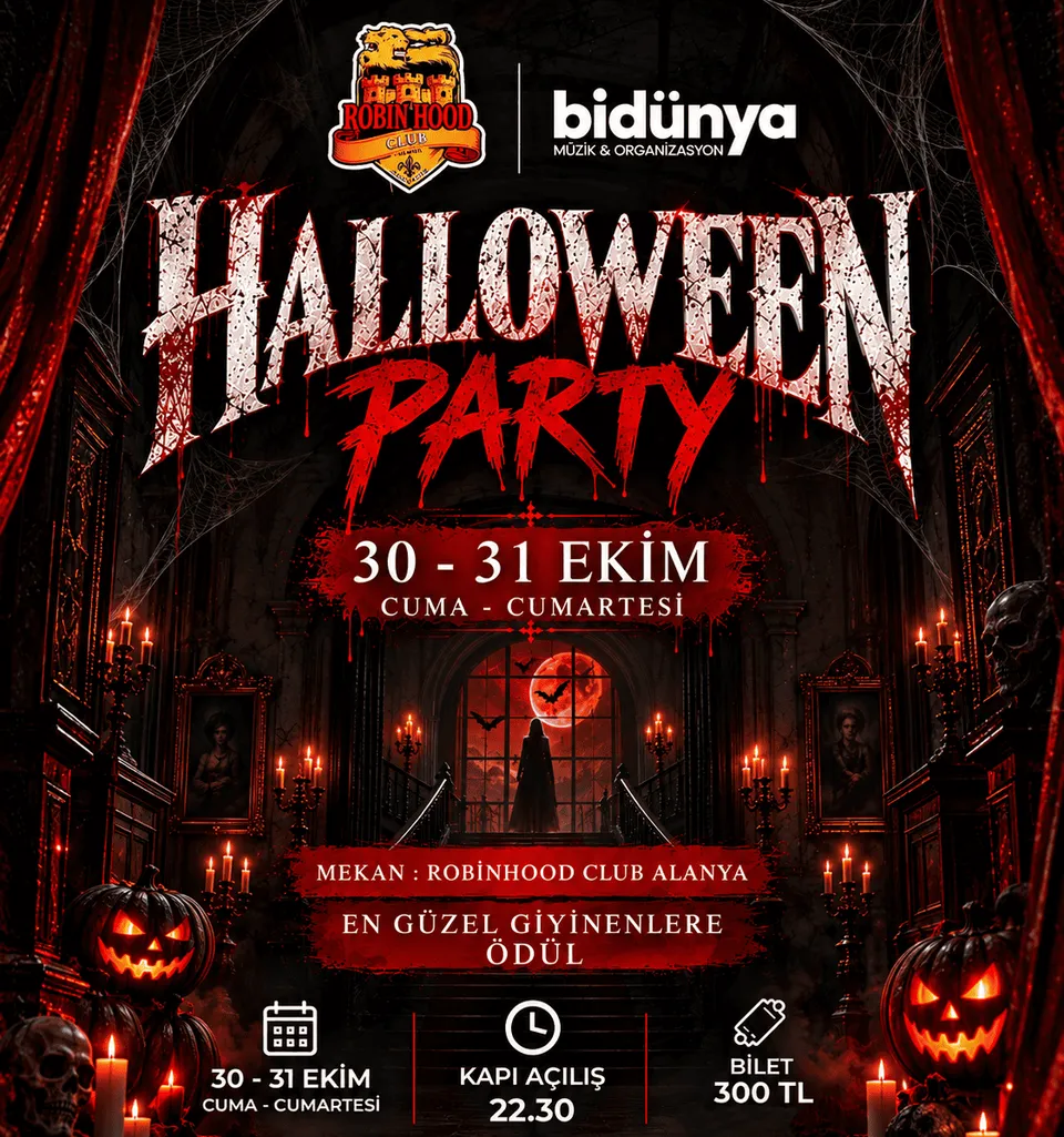 Halloween Party - Robin Hood Club Alanya thumbnail