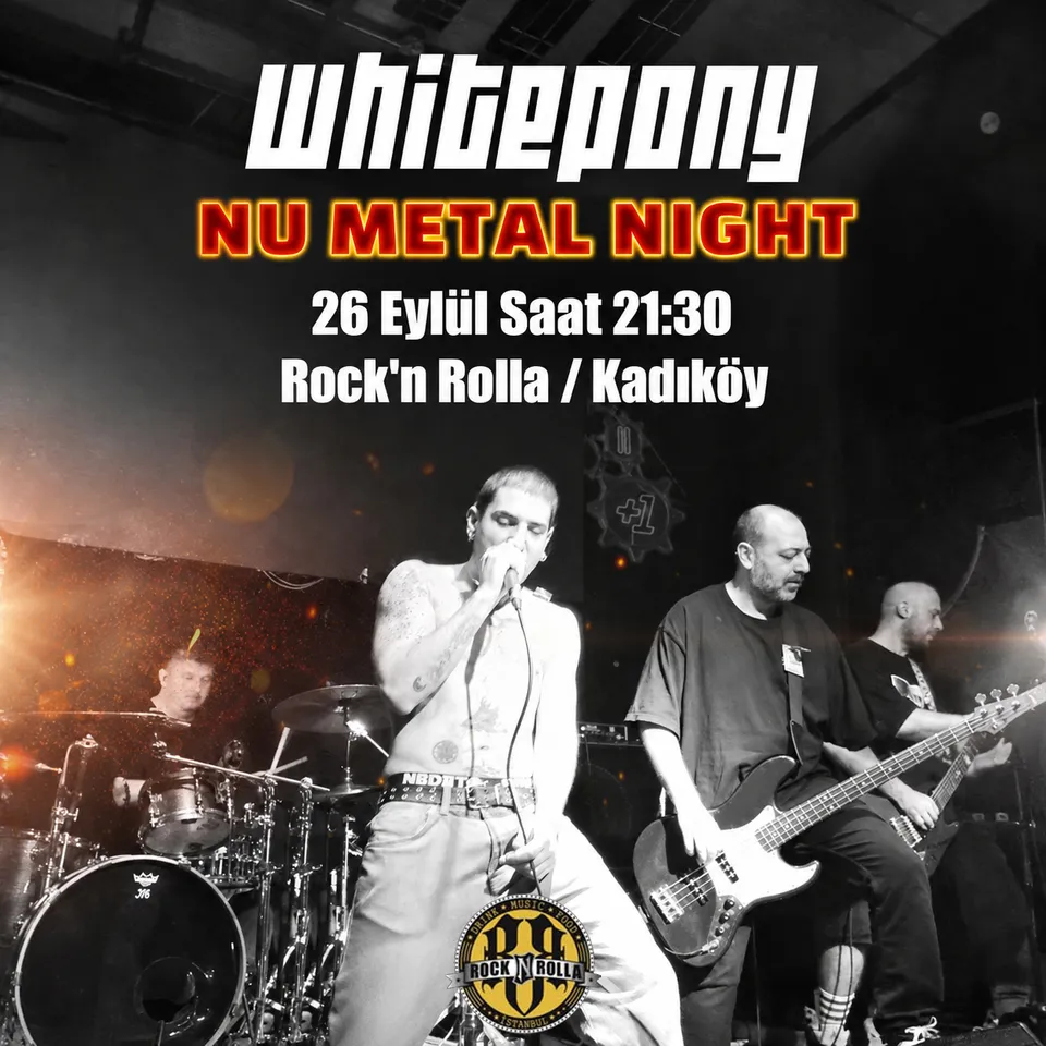 WHITEPONY NU METAL NİGHT card