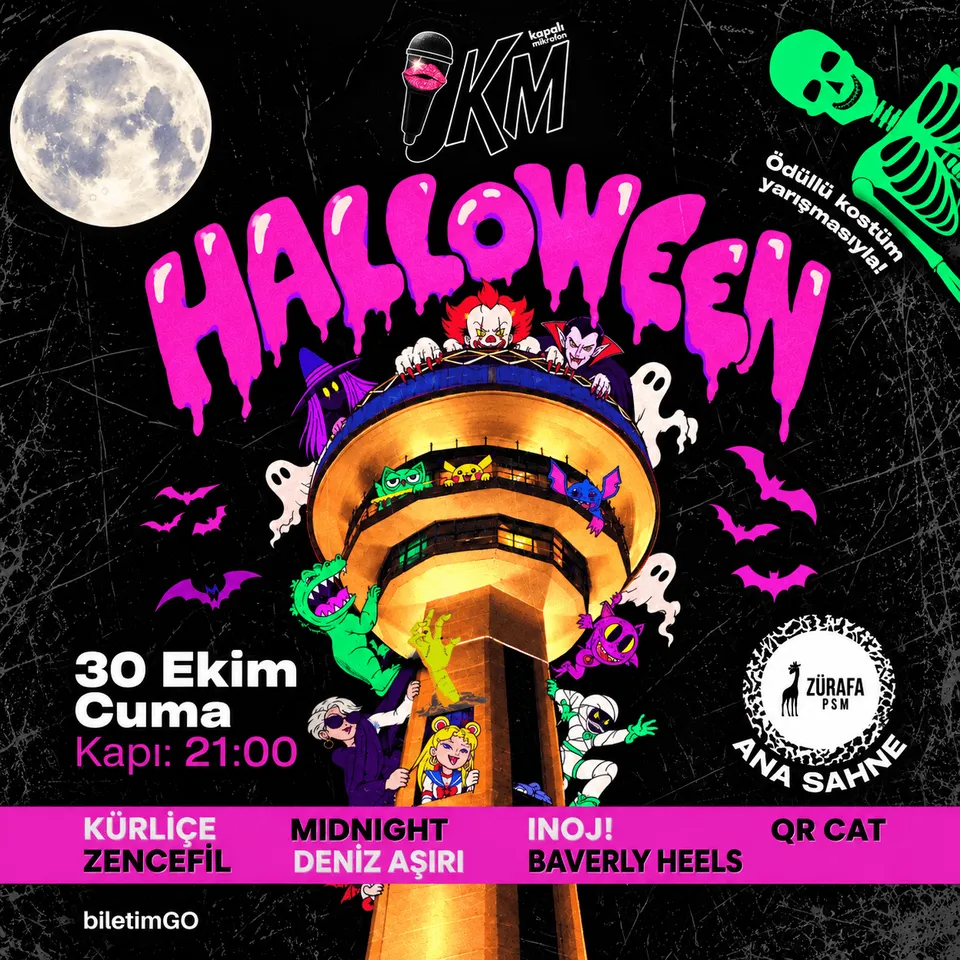 Kapalı Mikrofon - Halloween Party! card