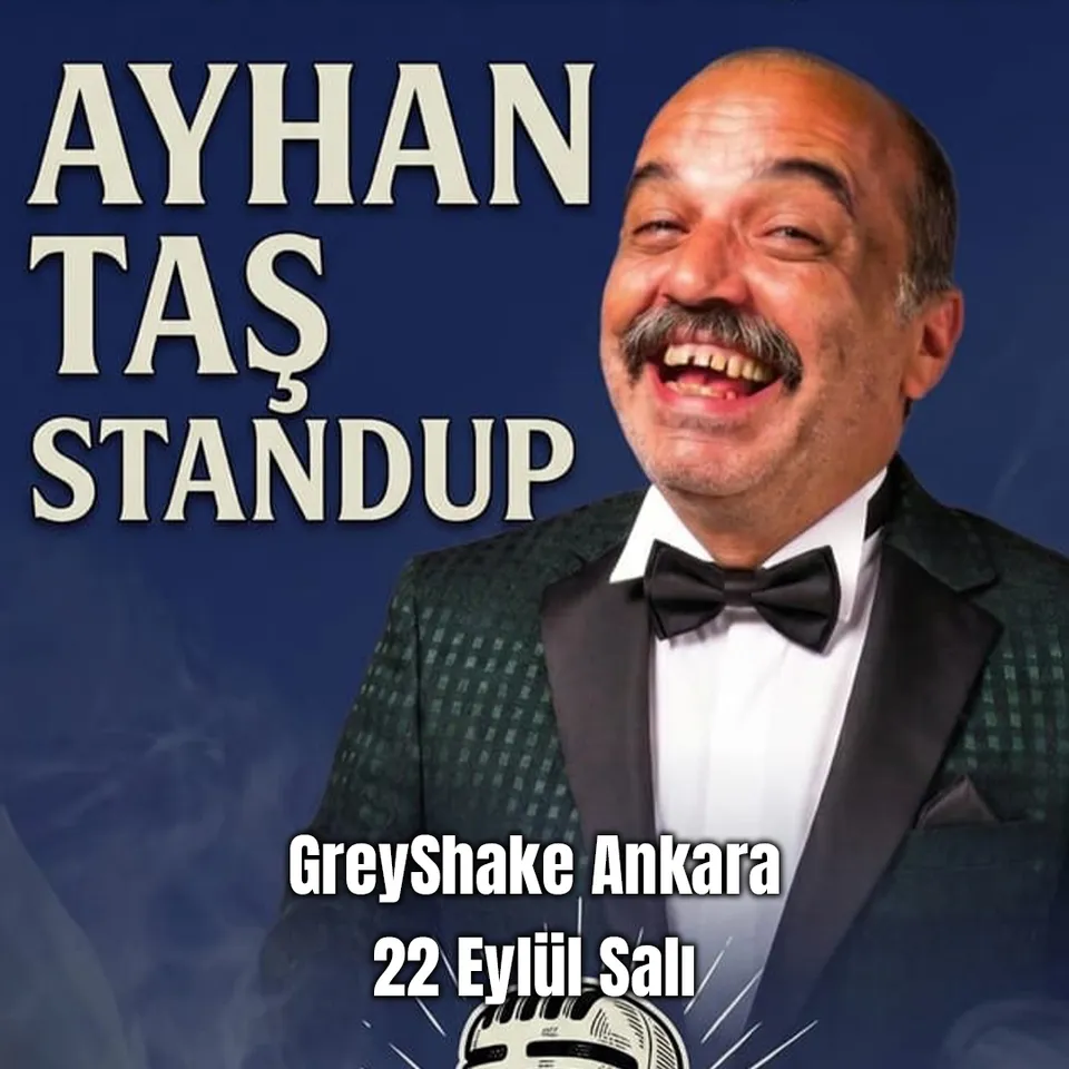 Ayhan Taş Stand Up - GreyShake Ankara card