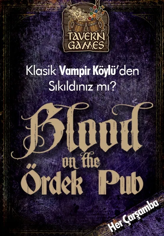 Kadıköy Blood on the Ördek Pub: Klasik Vampir Köylü Oyunlarını Unutun card