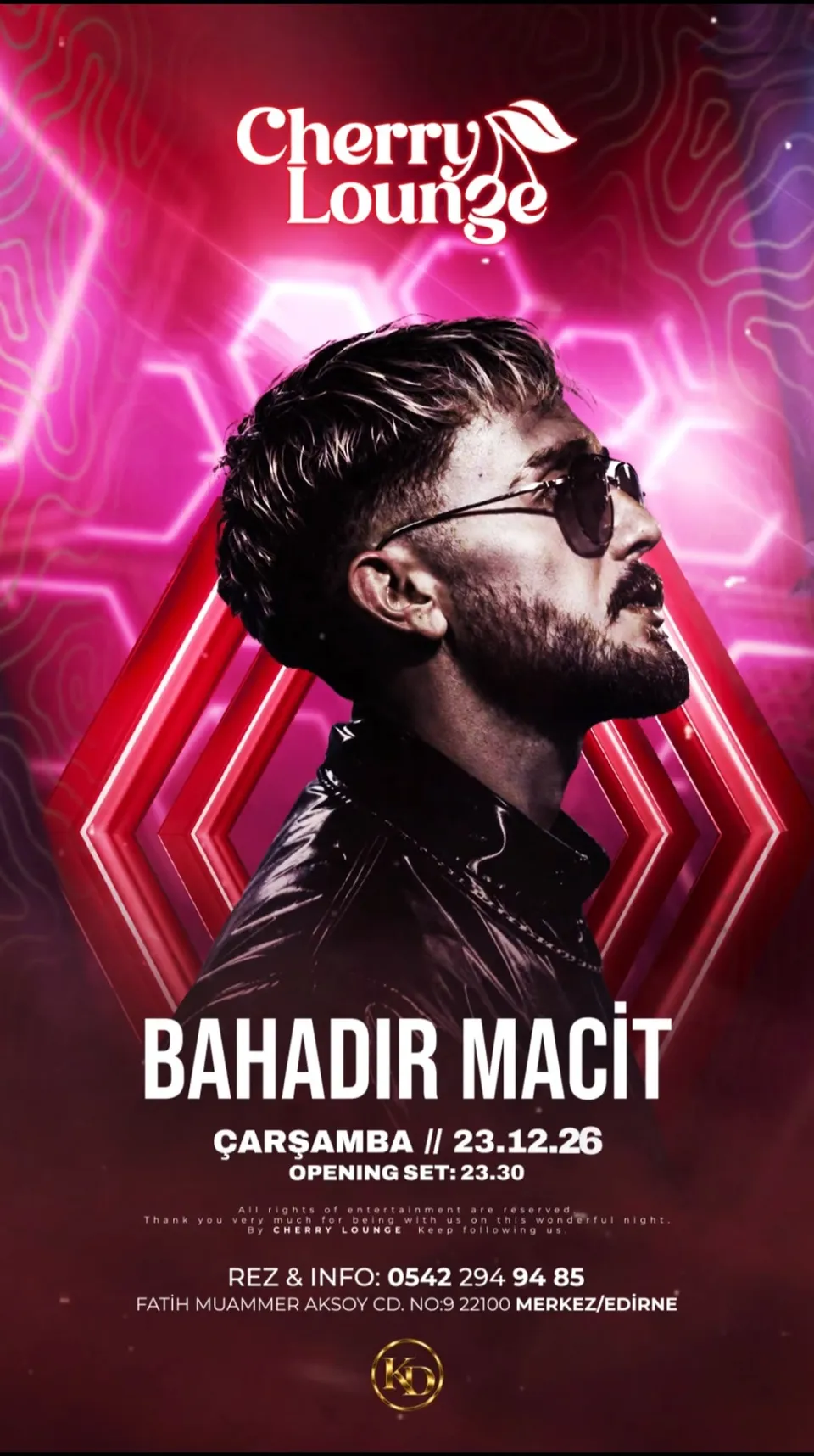 BAHADIR MACİT EDİRNE KONSERİ card