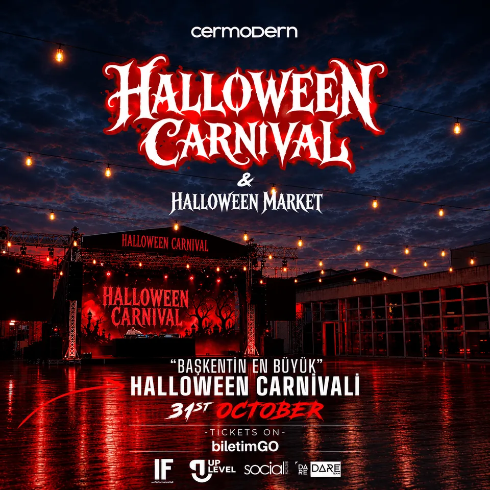 Halloween Carnival &amp; Market - CerModern 2026 card