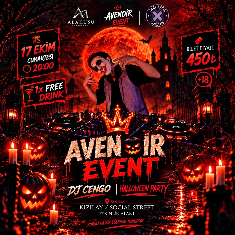 AVENOIR HALLOWEEN NIGHT card