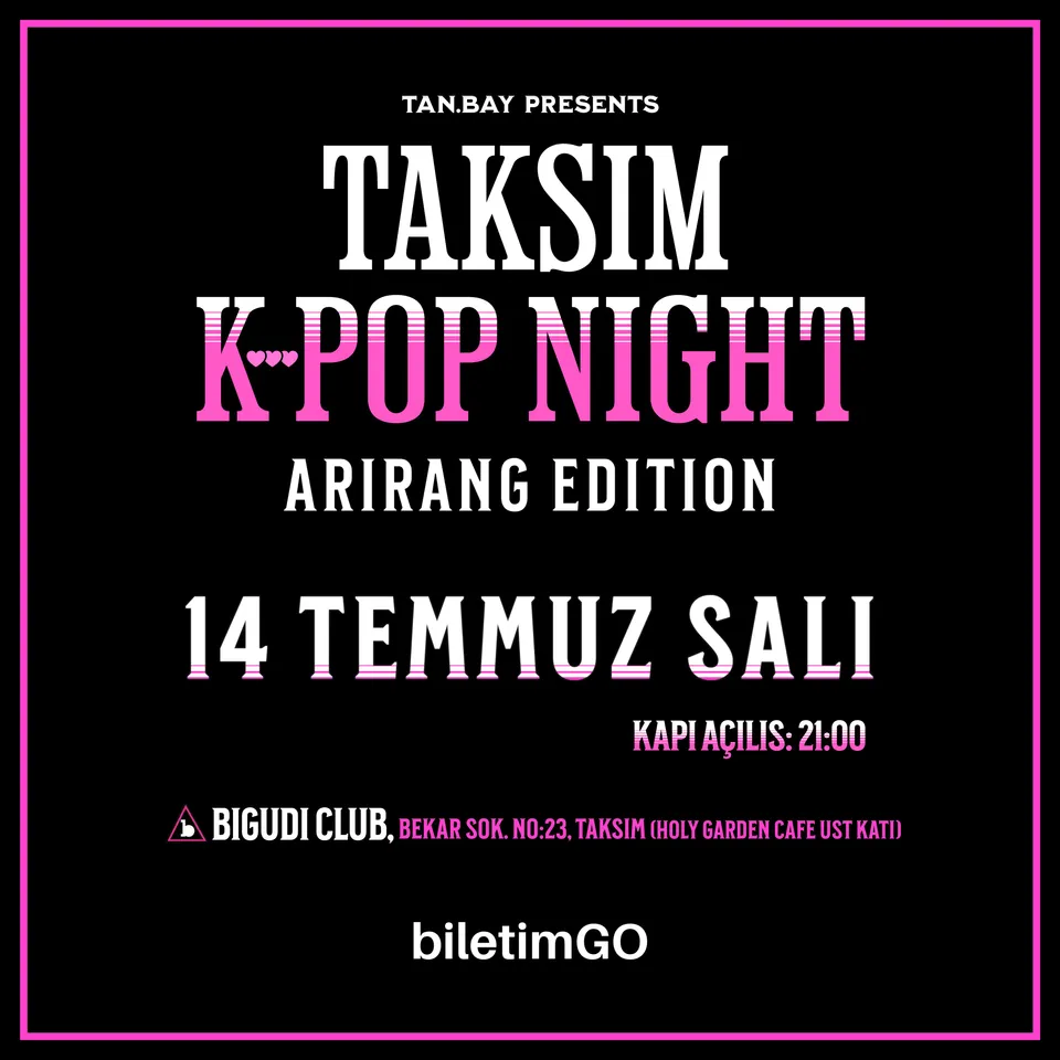 K-POP NIGHT card