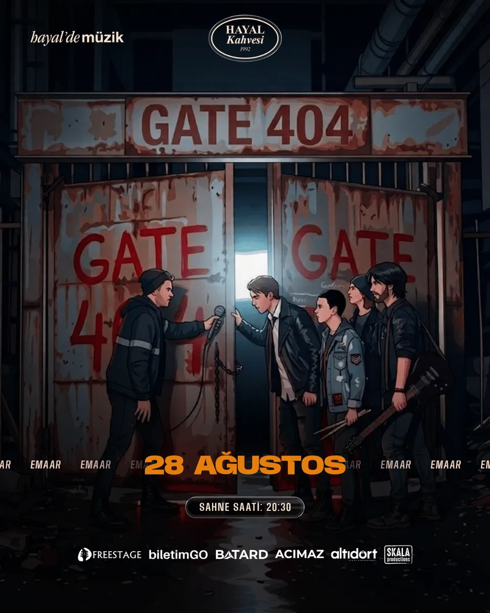 GATE 404 KONSERİ card