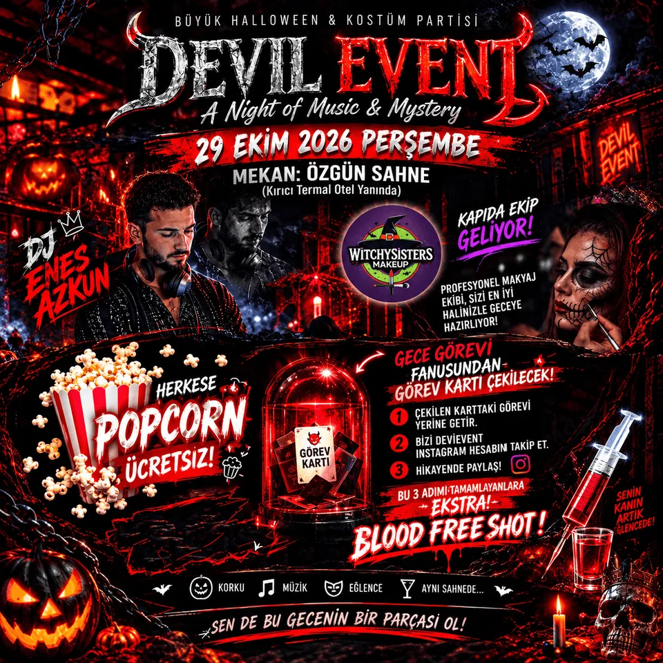 DevilEvent Party Team HALLOWEN KOSTÜM PARTİSİ card