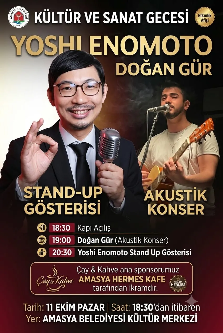 Yoshi Enomoto Amasya Standup Gösterisi card