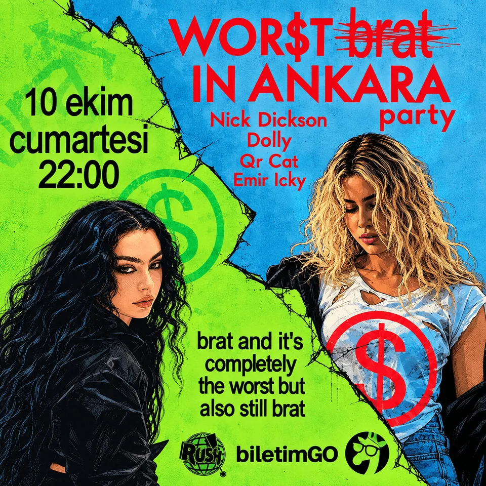 WORST BRAT IN ANKARA PARTY card