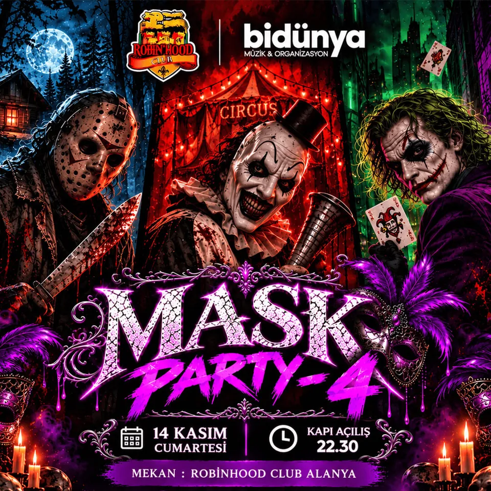 Mask Party 4 - Robin Hood Night Club card
