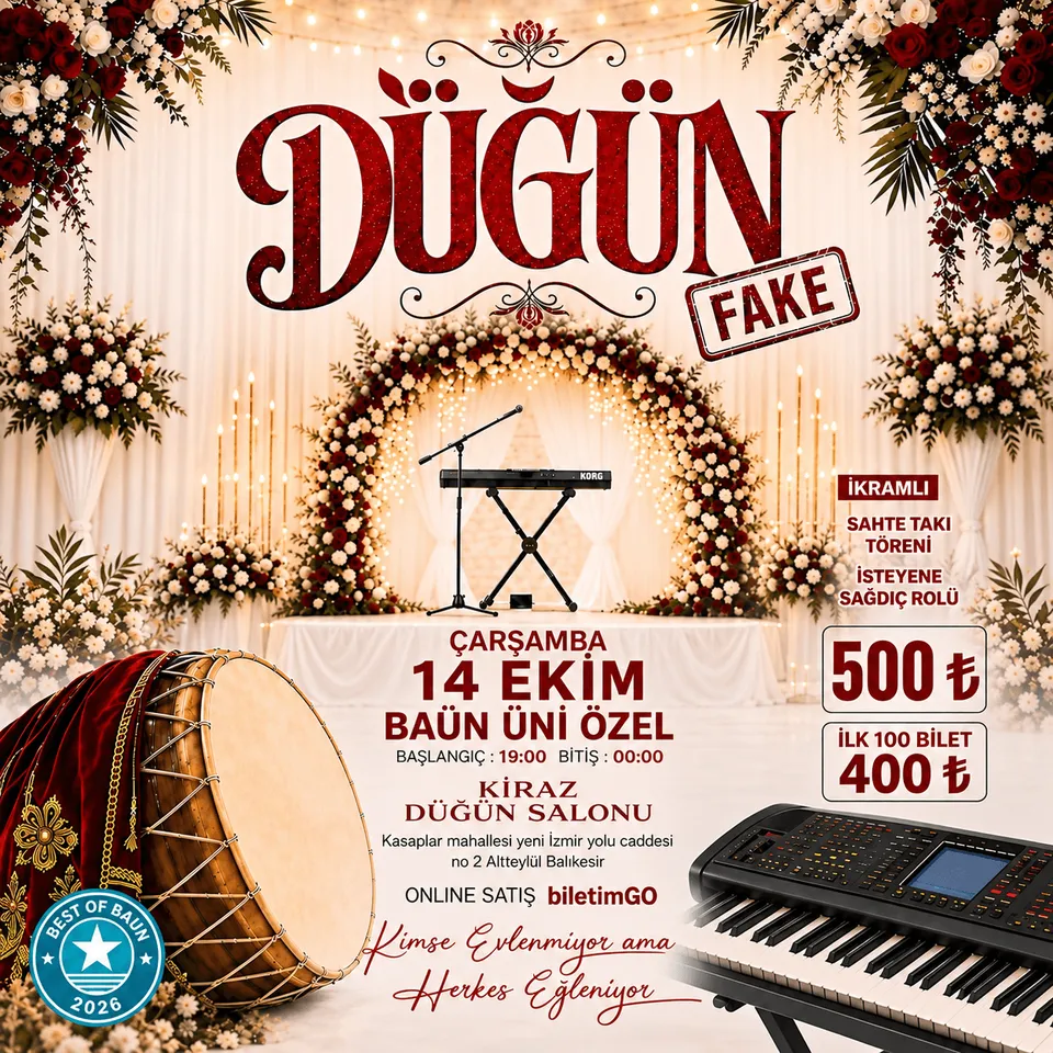 FAKE DÜĞÜN - BAÜN card