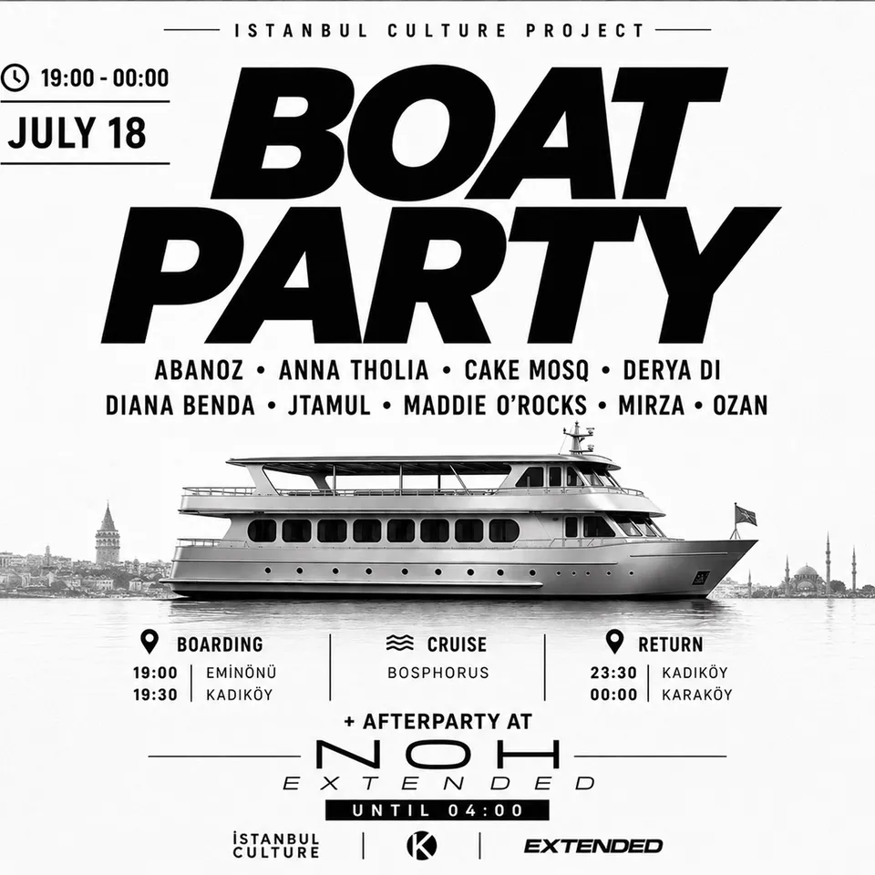 İstanbul Culture Boat Party Series card