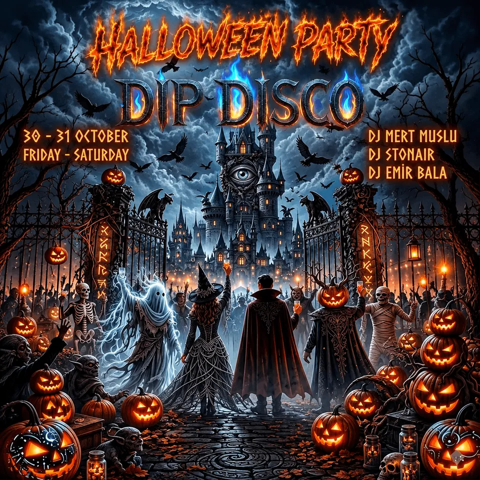 HALLOWEEN PARTY 30-31 EKİM 2026 card