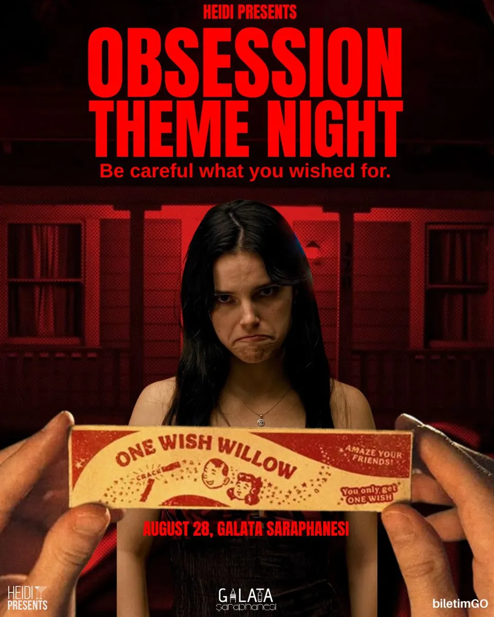 OBSESSION THEME NIGHT card