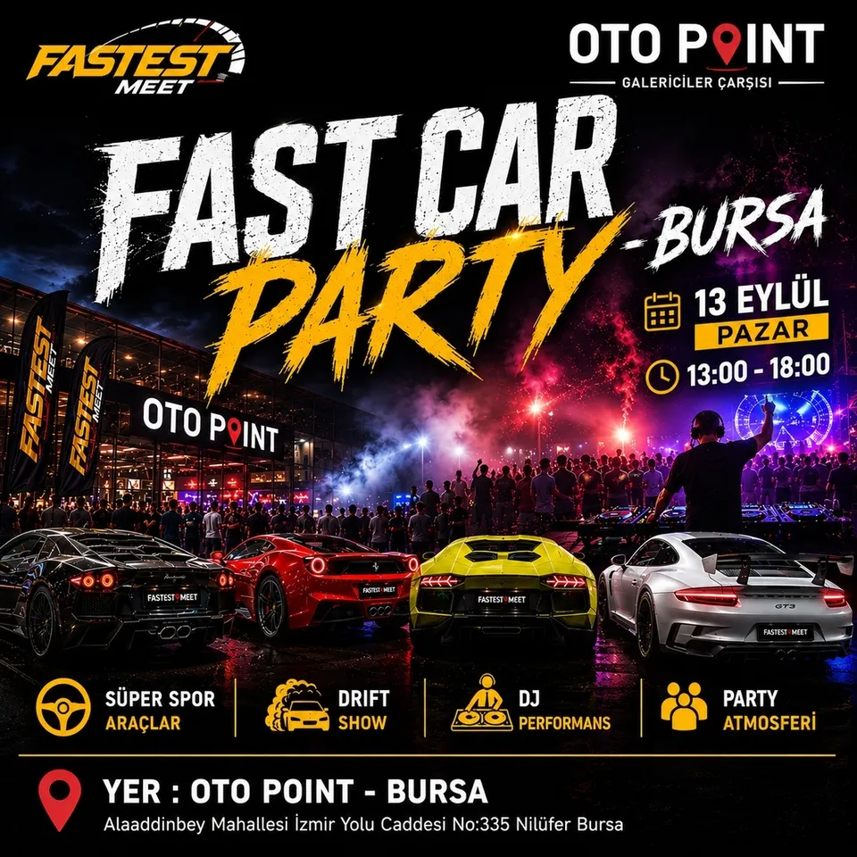 FAST CAR PARTY - BURSA card