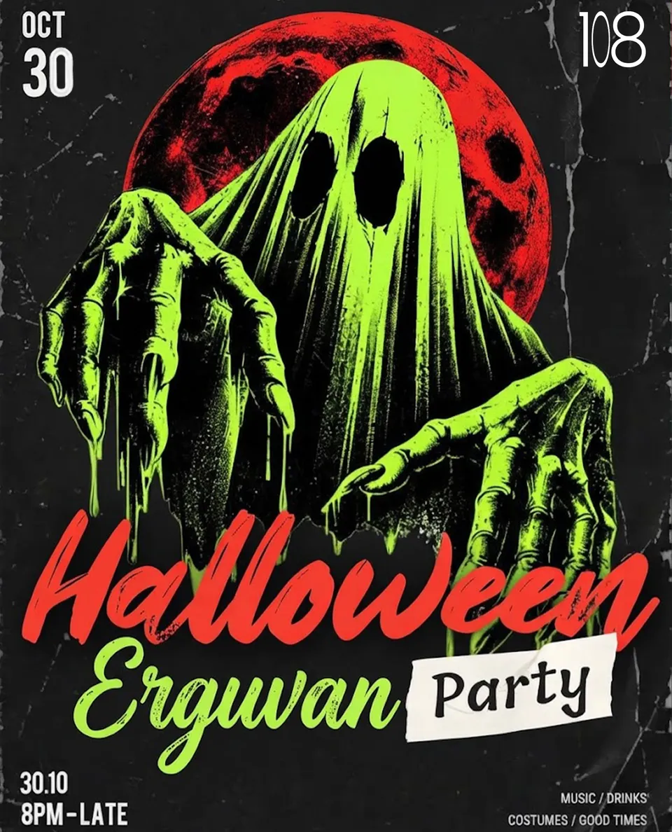 ERGUVAN HALLOWEEN card