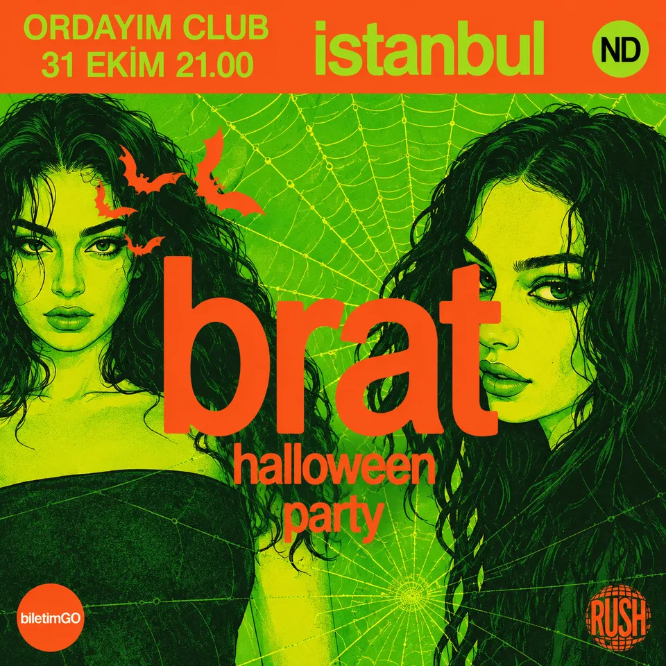 BRAT HALLOWEEN PARTY ISTANBUL card