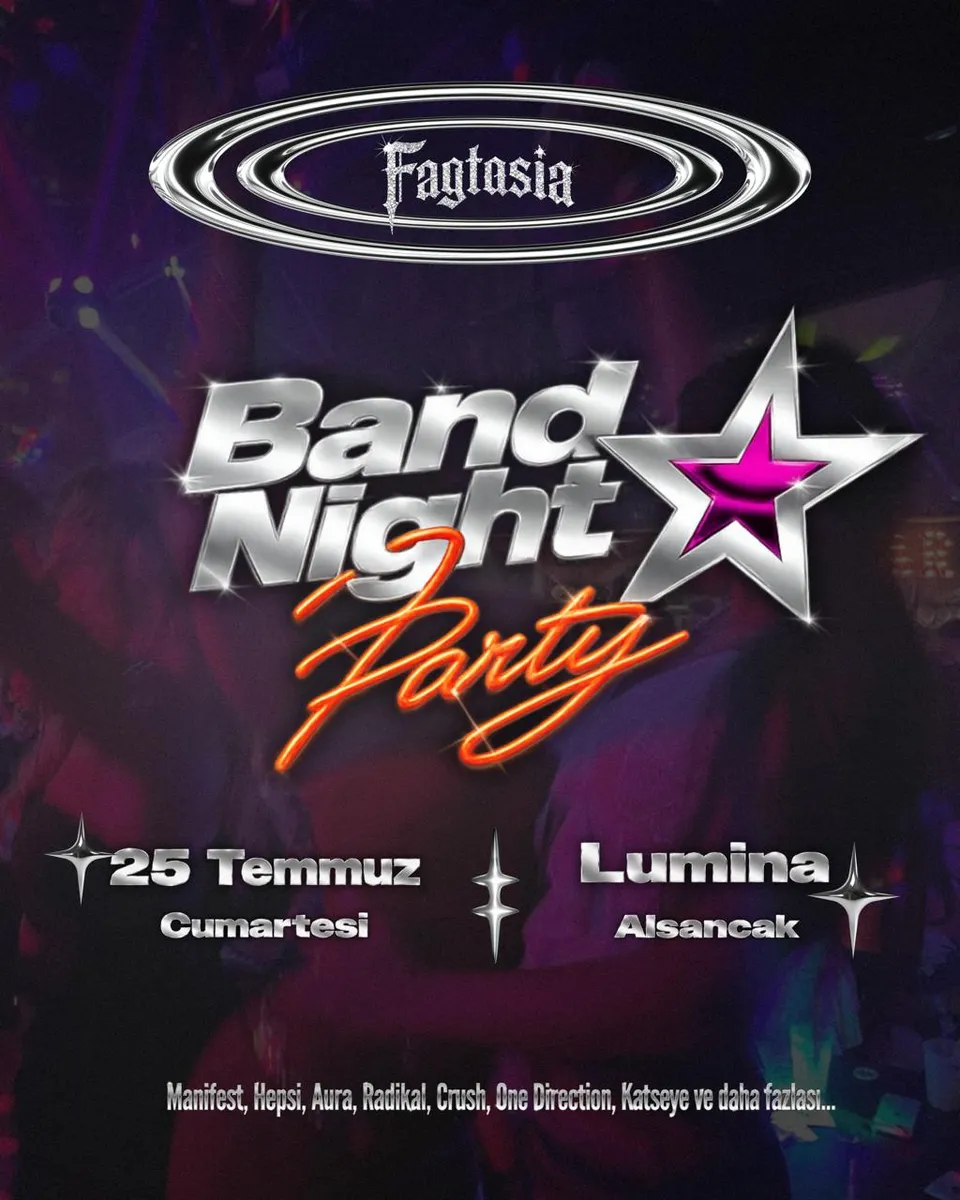 FAGTASIA BAND NIGHT PARTY card
