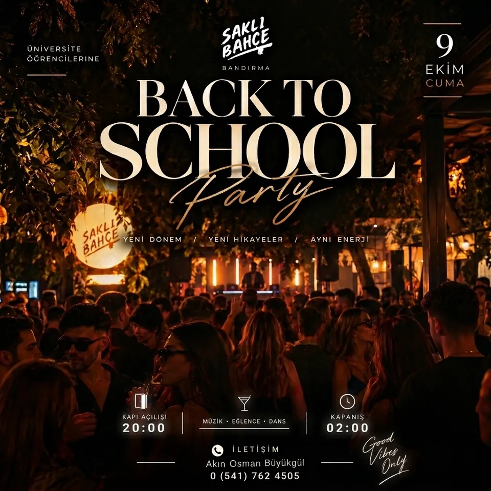Back To School Party card