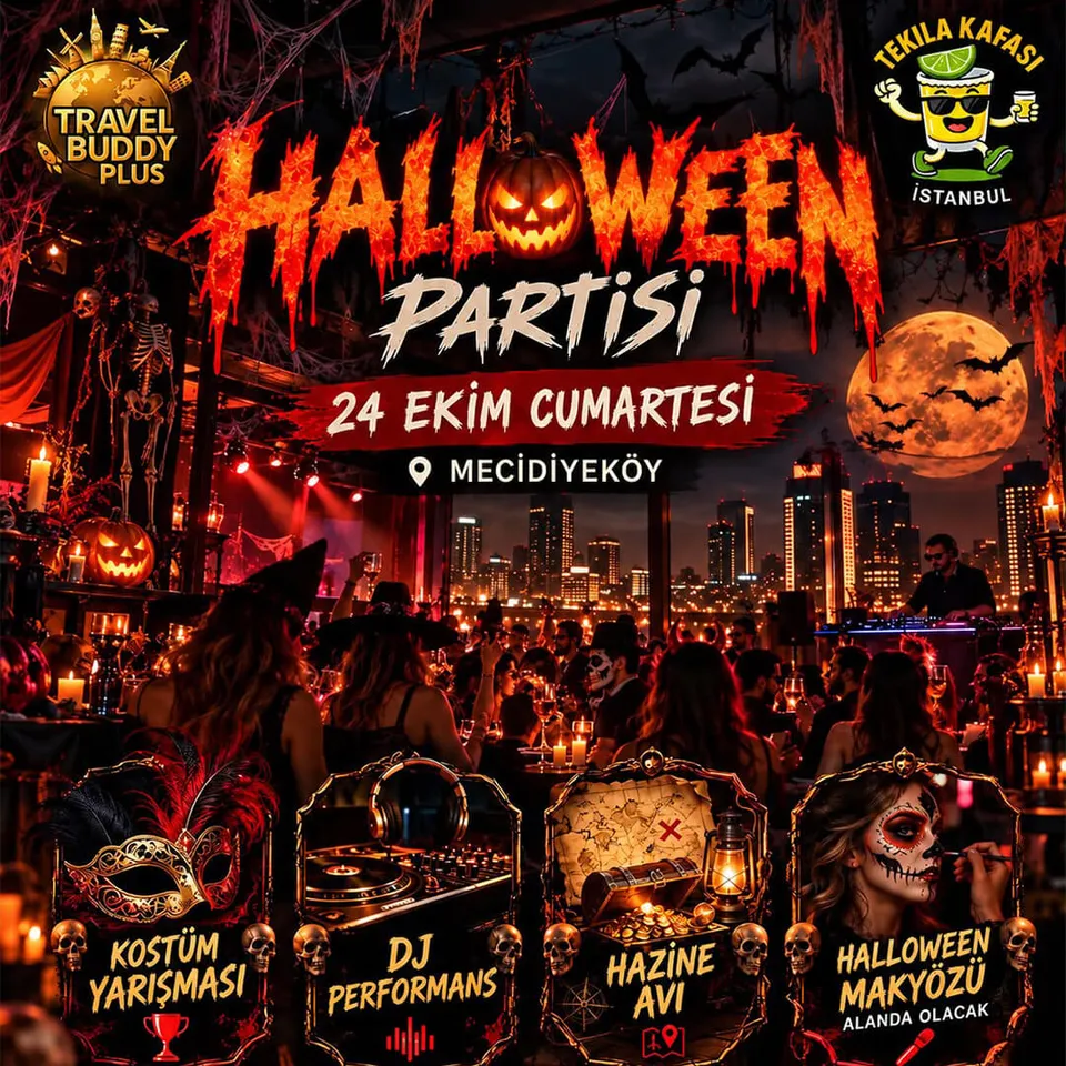 TRAVEL BUDDY HALLOWEEN PARTİSİ card