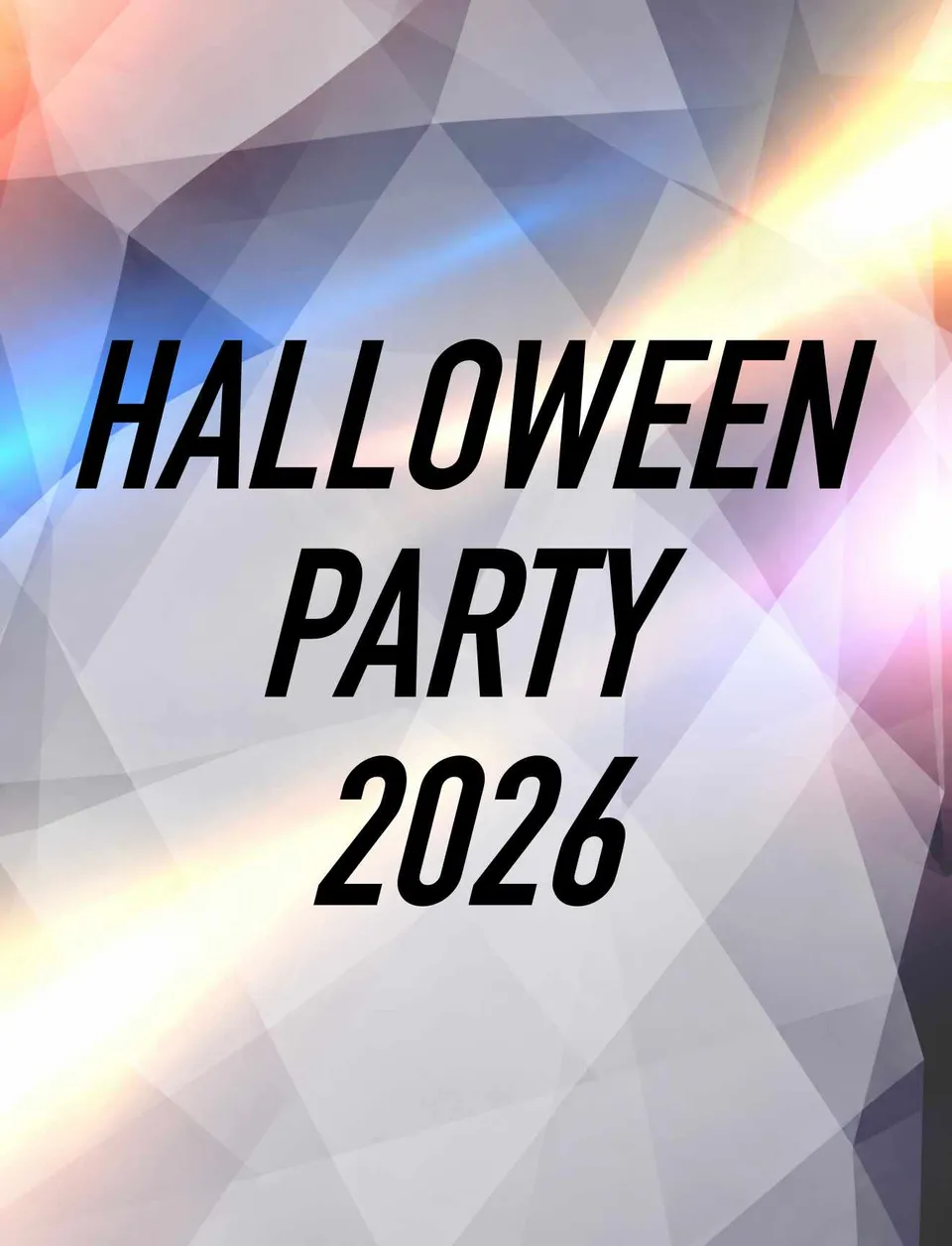 HALLOWEEN PARTY 2026 card