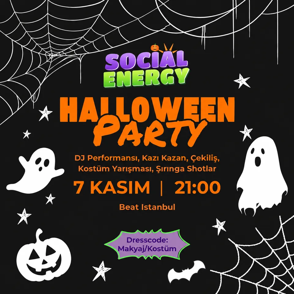 HALLOWEEN PARTİSİ card