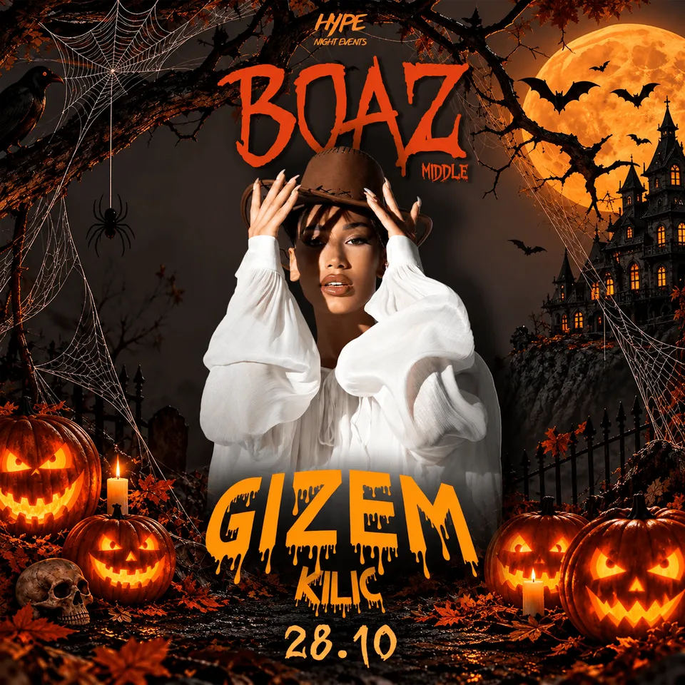 Boaz Middle | Halloween card