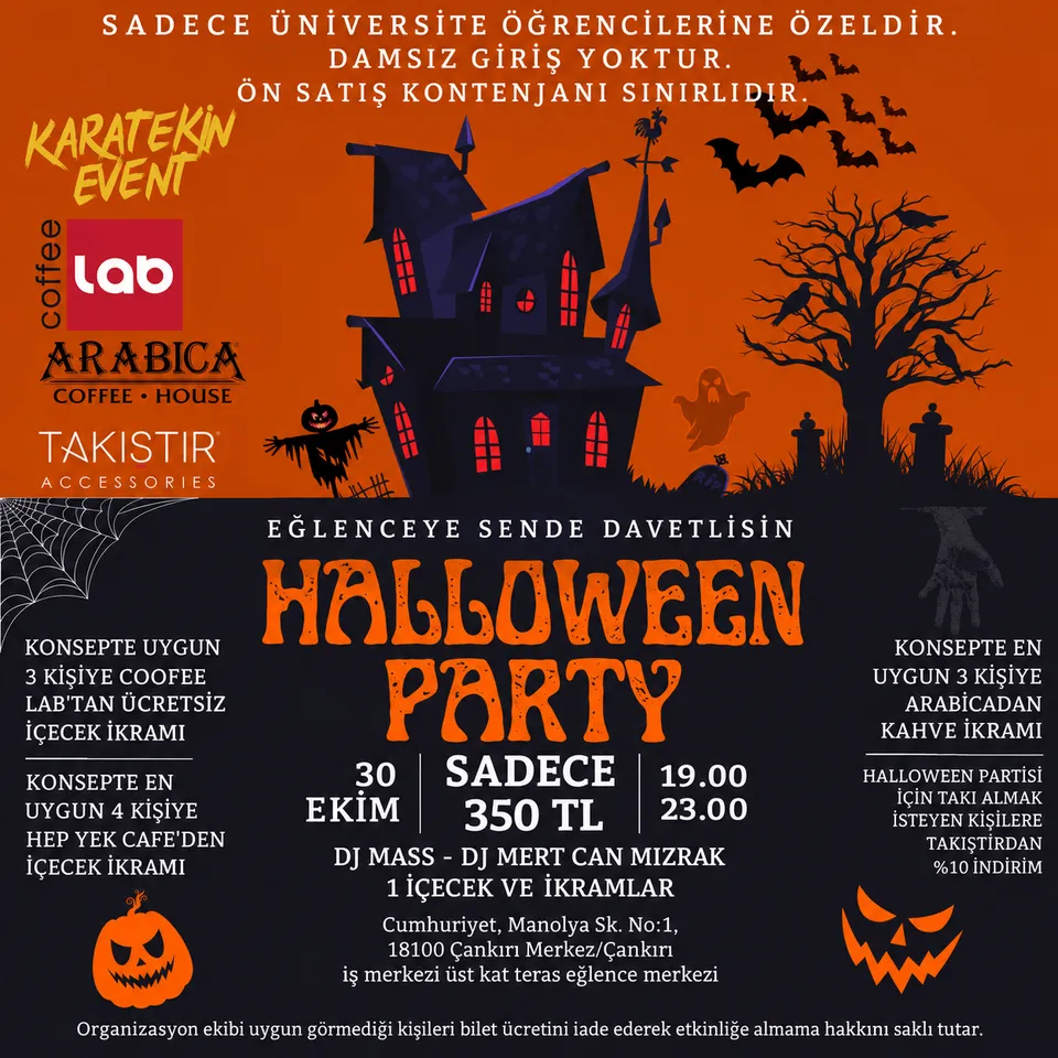 Halloween Party Çankırı thumbnail