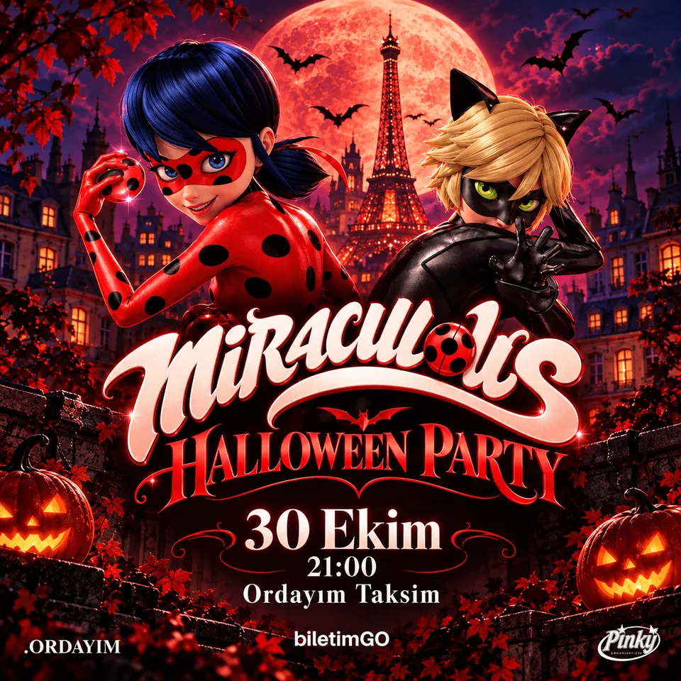 Miraculous : Halloween Party! card