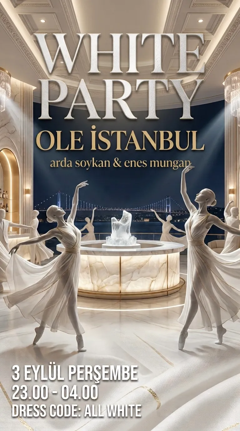 White Party card