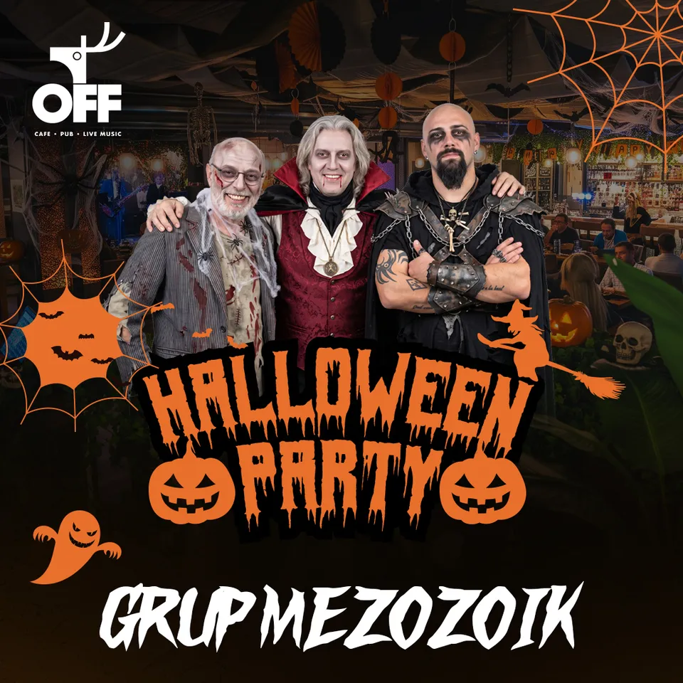 HALLOWEEN PARTY - OFF CAFE PUB card