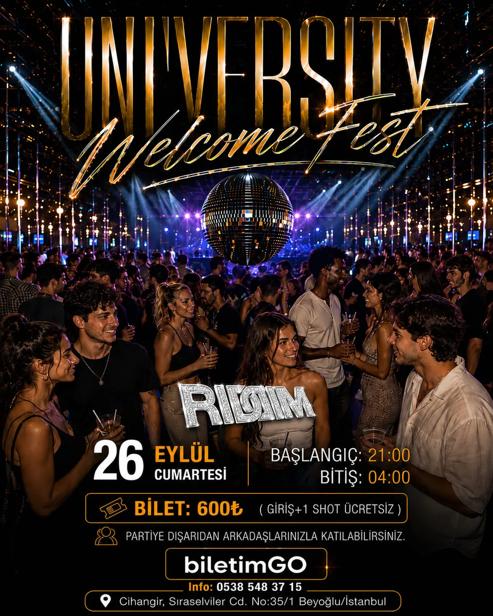 UNIVERSITY WELCOME FEST 2026 card