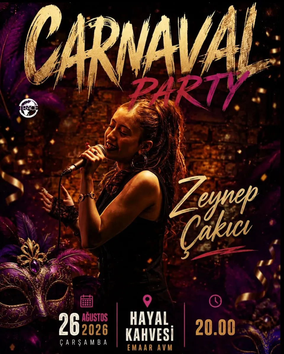 ZEYNEP ÇAKICI KONSERİ - CARNAVAL PARTY card