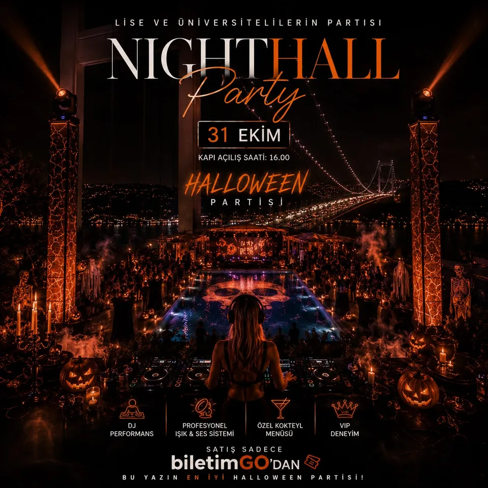 Halloween - NightHallParty card