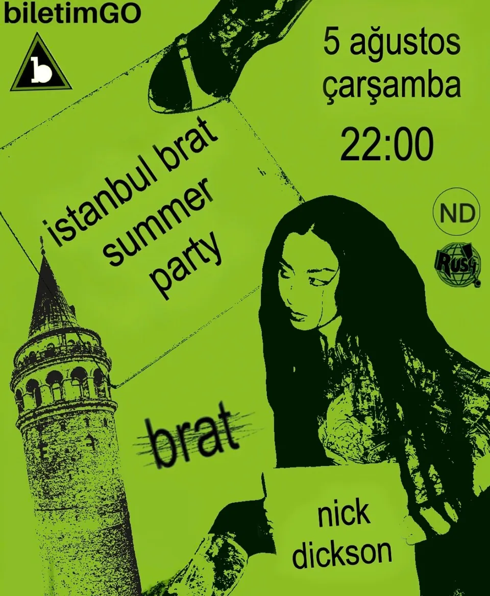 ISTANBUL BRAT SUMMER PARTY card