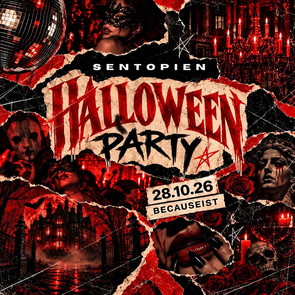 Sentopien Halloween (because.ist) card