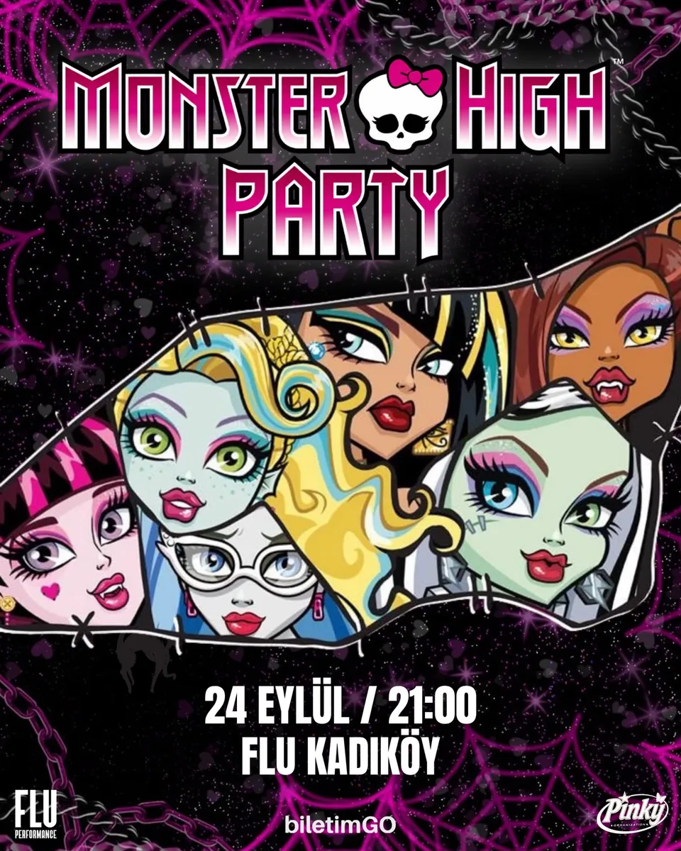 MONSTER HIGH PARTY card