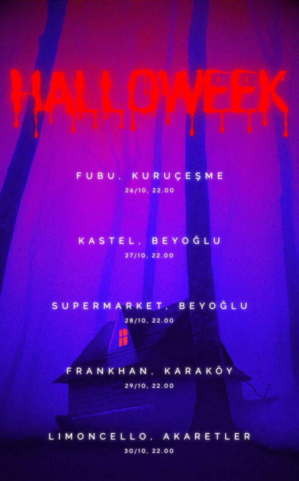 Halloweek Party card