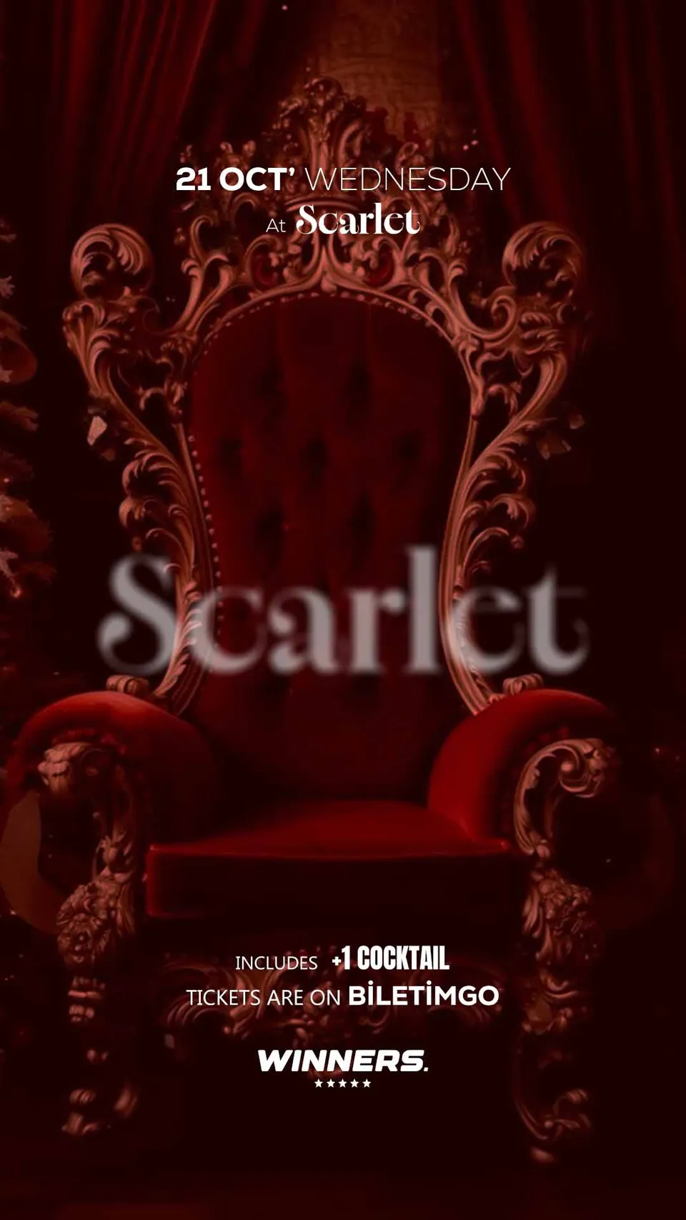 Wednesday Party At SCARLET card