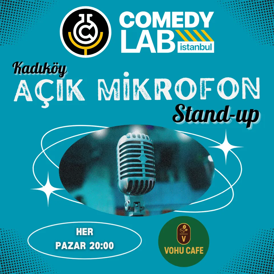 Kadıköy Açık Mikrofon Stand-up - Comedy Lab Istanbul card