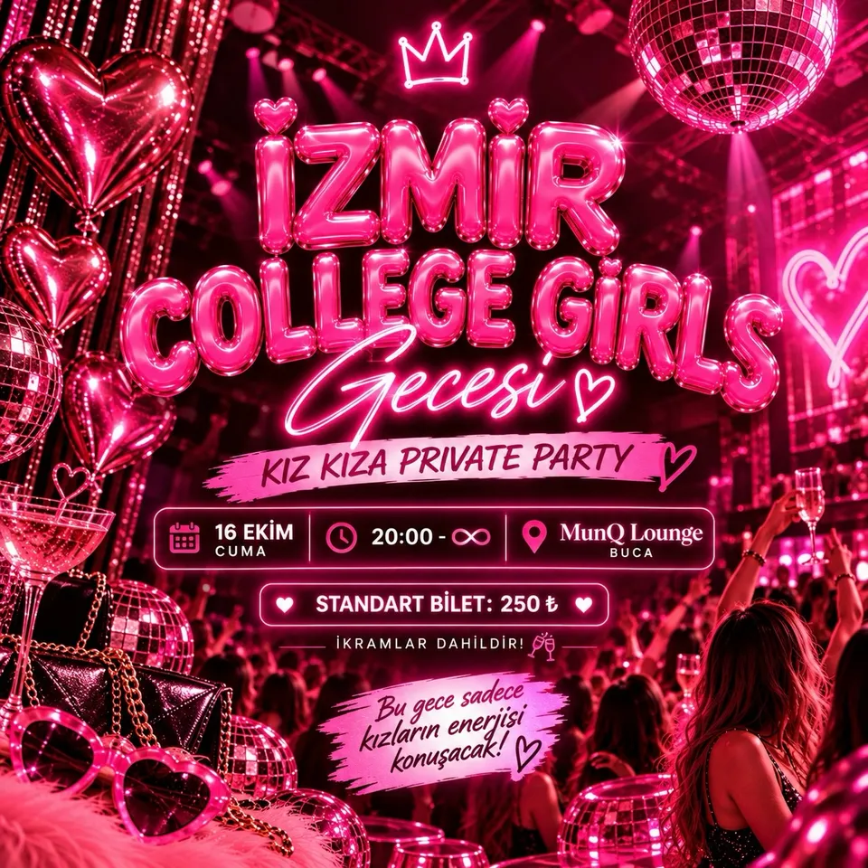 İzmir College Girls Gecesi - Kız Kıza Private Party card
