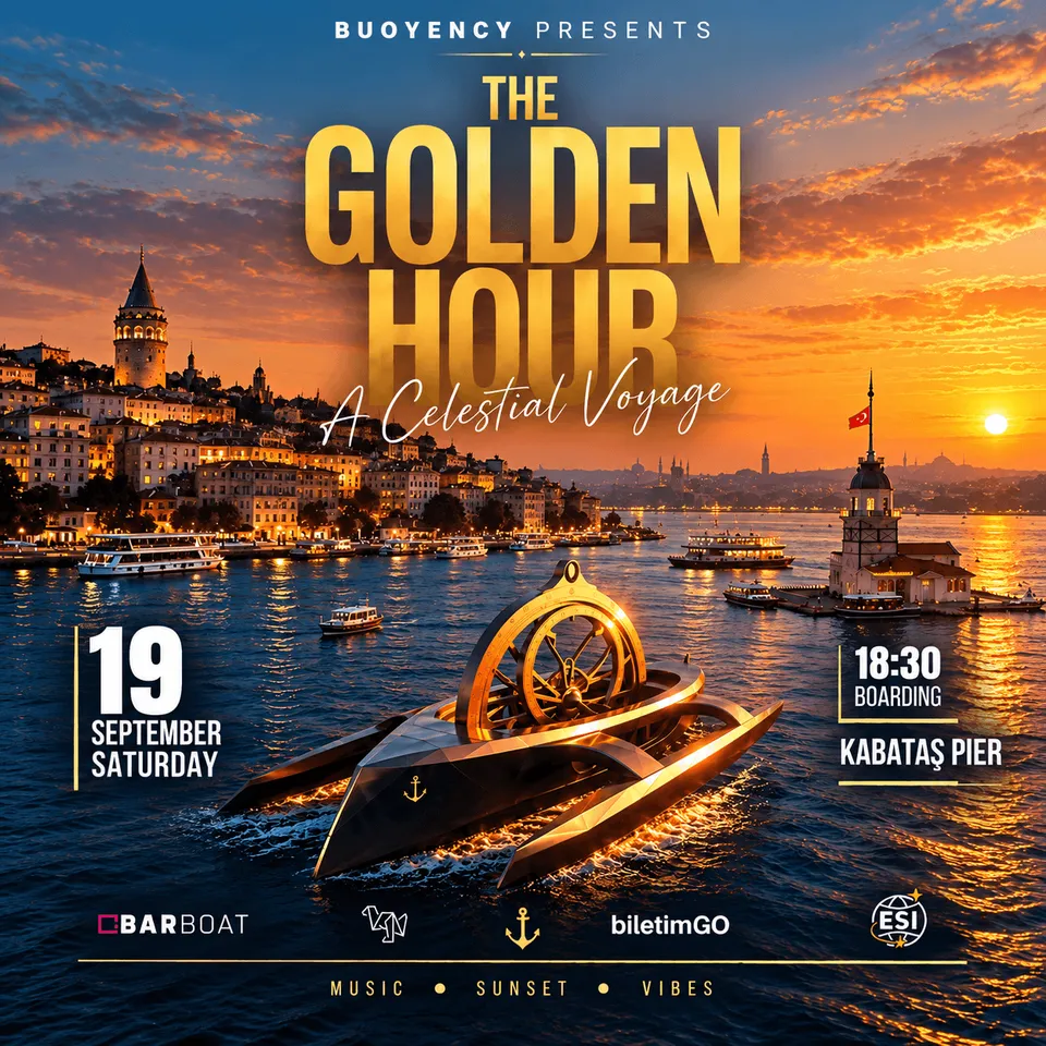 GOLDEN HOUR — BOSPHORUS BOAT PARTY card
