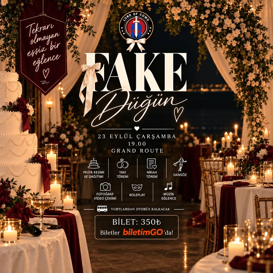 FAKE DÜĞÜN card