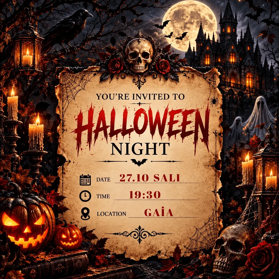 Halloween Night card
