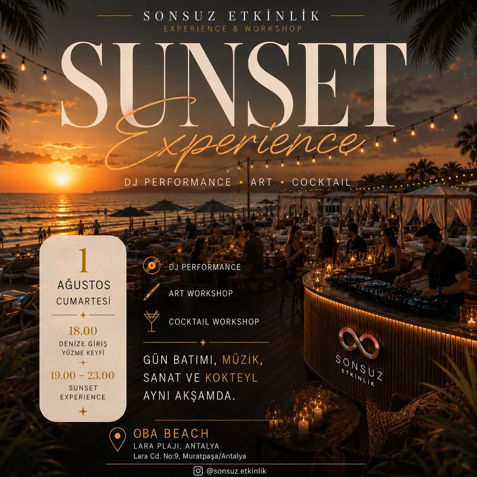 Sunset Experience | Art&Cocktail card