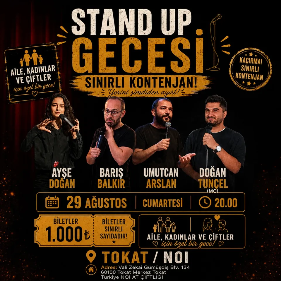4’Lü Stand-up Gösterisi card