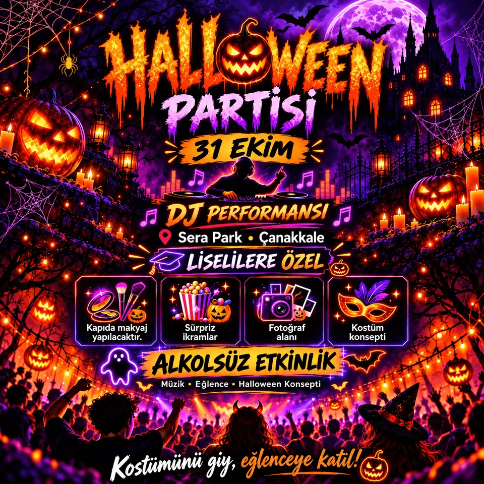 HALLOWEEN LİSELİLERE ÖZEL - ÇANAKKALE küçük resim