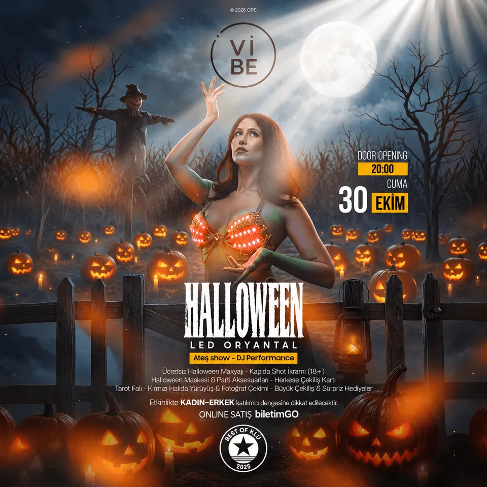 HALLOWEEN - LED ORYANTAL / KLÜ card